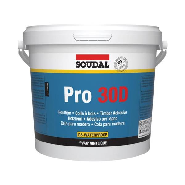 COLA BLANCA SOUDAL PRO 30D RAPIDA 5 KG D3