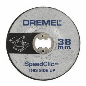 DREMEL 2 DISCOS AMOLADORES 38 MM SPEEDCLIC (SC541)