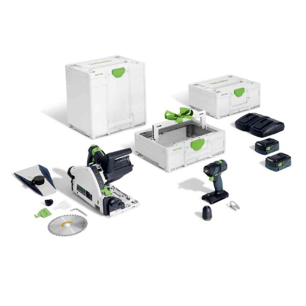 Festool Set combinado a batería universal TSC 55 K/TXS 18/TB M 137