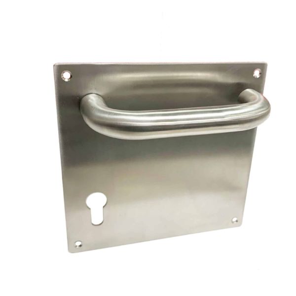 MANIVELA PALBOX INOX MODELO U 170x170 CON BOCALLAVE PERA 85MM