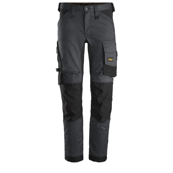 Pantalón elástico AllroundWork gris acero-negro talla 044 (ESP 38)