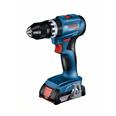 BOSCH TALADRO COMBINADO A BATERíA GSB 18V-45 Professional + 2 Baterias 2.0Ah + Cargador + SET 82 ACCESORIOS